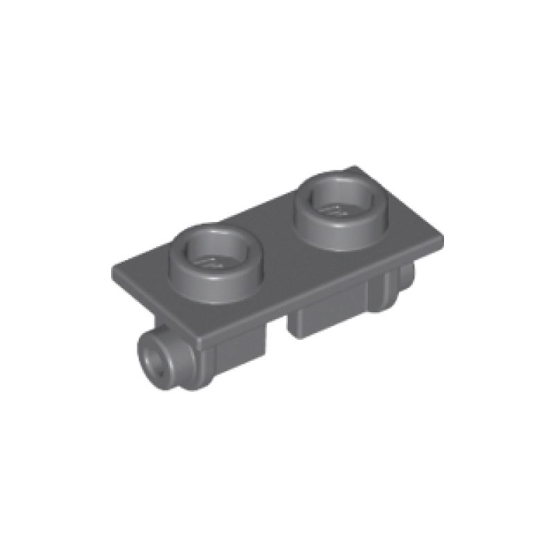 Scharnier Steen 1x2 basis Dark Bluish Gray